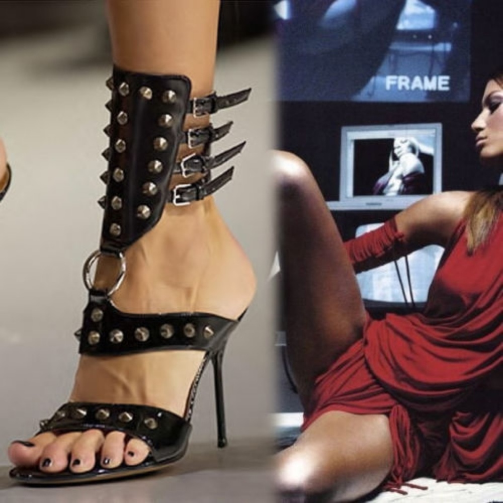 Dolce and Gabbana Fettish GLADIATOR Stiletto